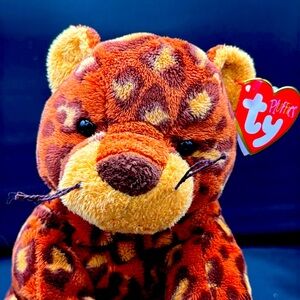 Ty Pluffie “Pokey” the leopard cat